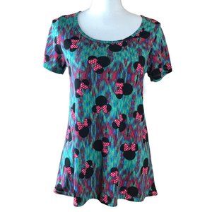 LuLaRoe Disney Size XS Minnie Mouse High Low T-Shirt
